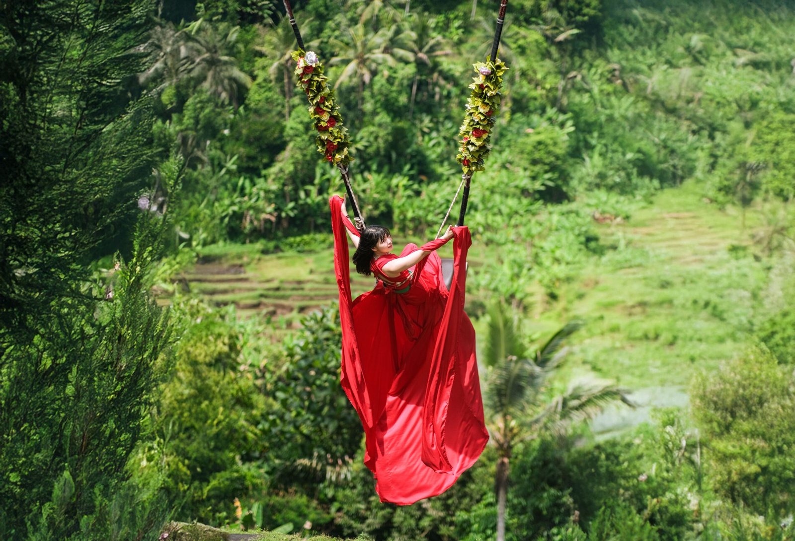 Ubud Swing on Bali Gate of Heaven Tour